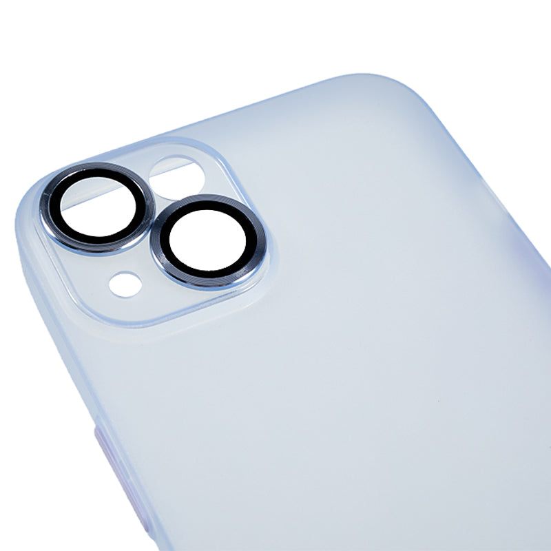 For iPhone 14 Anti-drop Phone Case Matte TPU Anti-fingerprint Cover with Metal Lens Ring For iPhone 14 Anti-drop Phone Case Matte TPU Anti-fingerprint Cover with Metal Lens Ring